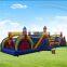 giant multicolor inflatable obstacle course