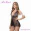 Fast Shipping Girls Black Slips Nightdress Mini Babydoll Sexy Lingerie