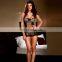 Beautys love sexy hot nightwear for woman Leopar lace bowknot Breathable Transparent nightwear Sexy Babydoll sexy nightwear