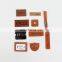 wholesale custom leather jeans patches fake leather patch