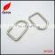 Custom 25mm welded D ring buckle for handbag