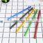 15cm multicolor Aluminium triangular scale ruler