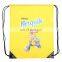 Custom polyester anime drawstring sport backpack bag for basketball