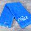 Wholesale blue hand towel velvet pile golf towels with clip