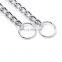 Factory price iron chain double ring neck chain dog pet collar