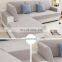 factory price colourful polyester sofa cover l shaped set elastic