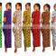 Hot Selling Sexy Woman Clothing Latest Customized Design 2020 Long Sleeve Maxi Designer Bodycon Print Party Long Dress