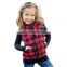 New Fashion Toddler Kids Baby Boys Girls Vest Winter Warm Plaid Waistcoat Thick Soft Coat Outwear Clothes Autumn Winter 12M-5T