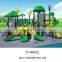 Tube Plastic Slide Equipment Outdoor Playground For Kids