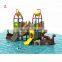 Newest plastic outdoor water kids playground,swimming pool slide
