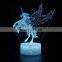 Horse 3D Illusion Lamp Holiday Decor 3D LED Night Light 3D LED Table Lamp