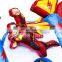 Super Hero Bouncing Castles Bouncer Kids Jump Inflatable Castle With Slide