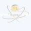 Indoor lighting 122W acrylic round modern ceiling light by CE Rohs certification