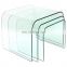 Hot Item Curved Glass Staircases with Bent Glass Railing/Glass Spiral Staircase for Residential
