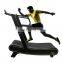 Curved treadmill & air runner gym machine equipment Low Noise green cheap exercise equipment for home and gym use