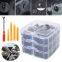 PVC 630pcs Black Auto Plastic Screw Fasteners Bumper Mesh Plastic Expansion Nail