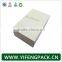 custom cardboard white large rigid paper gift boxes with eva insert