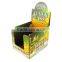 Retail advertising cardboard counter pop up display stand