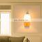 Nordic Wall Lamp Indoor Modern LED Bedside Lamp E27 Wooden Wall Lamp White