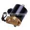 DC12V 24V 2W025-08 нормально закрытый электромагнитный клапан типа G с резьбовым размером, выполненный из латунного материала, электромагнитный клапан для воды