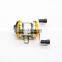 Smallest Bait Casting Minitroll Ice Fishing Reel With Line 50M Metal Winter River Plate Baitcast Coil Roller