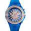 Skmei brand designer watches 1536 wrist watch women transparent watch strap creative rotating flower dial