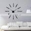 Wholesale Modern Large Size Art 3D Diy Self Adhesive Wall Stickers Clock