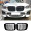 For BMW X3 X4 G01 G02 ABS Front Bumper Grille Mesh Hood 2018+ 5 Door Wagon
