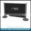 Advertising banner barrier and cafe barriers banner in shopping mall and restaurant