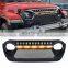 Car Bumpers Radiator Cover Front Door Grill Gate Front Bumpers Grill Mesh Cover 4x4 Accessories For Jeep Wrangler JK