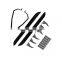 For Amarok Parts Steel Side Step Truck Running Boards  With Brush Bar Pickup Truck Accessories