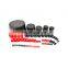 3mm black/red colour PVC high quality rubber pipe end cap, pvc pipe fitting end cap Protection plug supplier