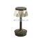 Indoor Reading Lamp For Living Room Rechargeable Night Light Crystal Mushroom Table Light