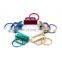 Hot Sale Handbag Metal Accessories Mix Colors Metal Keyring Key Fob Hardware With Ring Rainbow Clip