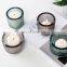 Luxury smokeless custom scented candle empty container glass jar
