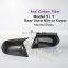 Car Rearview Mirror Cover Real Dry Carbon Fiber Side Mirror Covers For Tesla Model 3 Y Rear View Mirror Cap Wrap