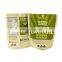Customized matt printing  three sides seal bag food packaging pouch bag with window/zipper