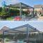 4*4 New design solar protection outdoor garden waterproof metal pergola