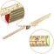 Folding wooden ruler 2 meters 10 fold folding ruler metric inch high-grade woodworking ruler