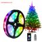 DC5V USB Waterproof Smart Christmas Light WS2812B RGB Full Color Addressable Led Fairy String Light Set