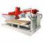 HUALONG machinery HLSQ-350 4 Axis Automatic PLC Bridge Saw Stone Cutting Machine