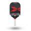 3K/12K/18K QuadCarbon Skin Elongated Handle Massive Stability Power Model Pickleball Paddle USAPA