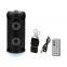 10W Portable High Power Led Colorful Light Stage Party Dj Music Audio Mic Subwoofer Karaoke Speaker
