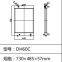 radiator Daewoo DH60-7 DH60C water radiator 770*505*80mm for sale