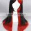 Cheap 60CM medium black red lolita fancy women synthetic hair cosplay wig