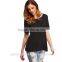 Latest fashion women t shirt high quality blank t shirt new design TS082