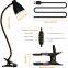 38 LED Table Desk Clamp Lamp 3 Color 10 Brightness Dimmer Read Auto Off Timer 360 Flexible Gooseneck Clip on night Light for Bed