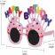 Funny DIY Sunflower Birthday Glasses Novelty Props for Summer Beach & Party Decorations
