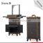 PVC professional beauty case cosmetic case with mirror