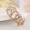 Full cyrstal elastic movable joint finger ring